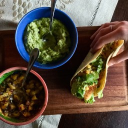 Crispy Panko Fried Fish Taco