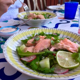 Salmon sallad